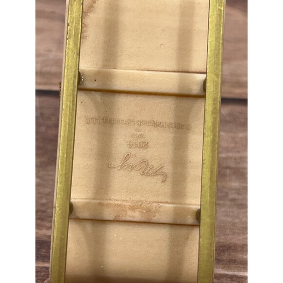 HTF 2016 HALLMARK KEEPSAKE ORNAMENT QG01454 SLEDDING SANTA BY KRISTINA GAUGHRAN - Picture 9 of 10